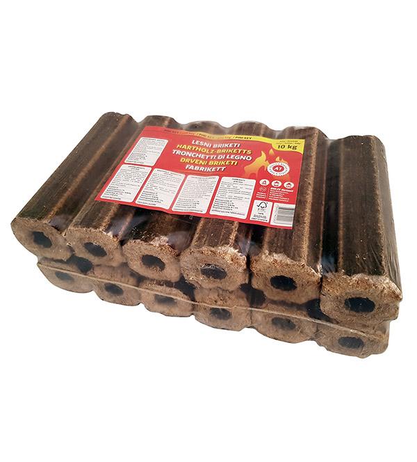 premium lesnibriketi z luknjo